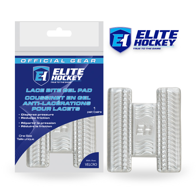 1 Pair of Lace Bite Pads Details about   Elite Hockey Lace Bite Gel Pad 