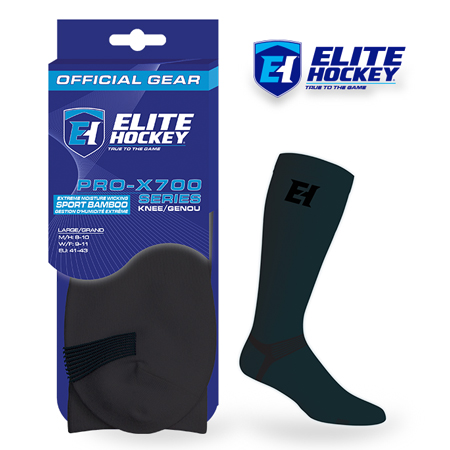 Elite Hockey Bamboo Knee Carbon Sock
